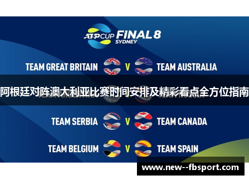 阿根廷对阵澳大利亚比赛时间安排及精彩看点全方位指南 阿根廷对阵澳大利亚比赛时间安排及精彩看点全方位指南